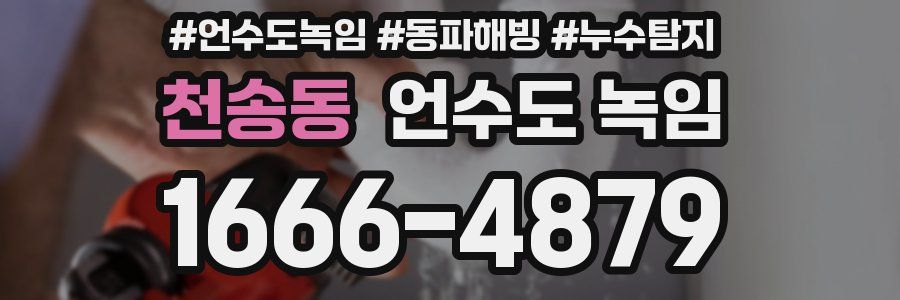 천송동 언수도 녹임