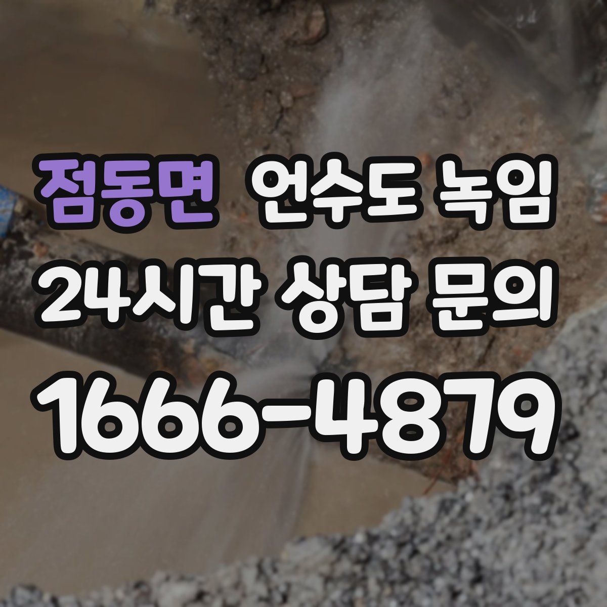 점동면 언수도 녹임