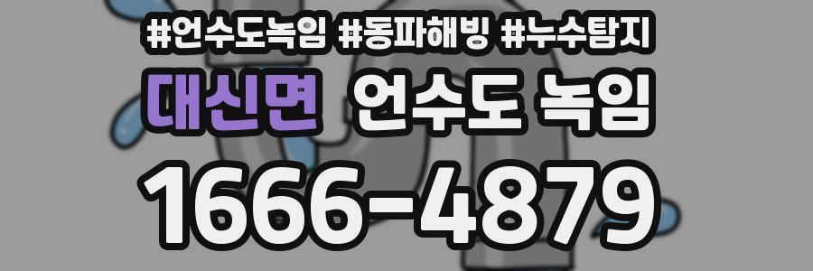 대신면 언수도 녹임