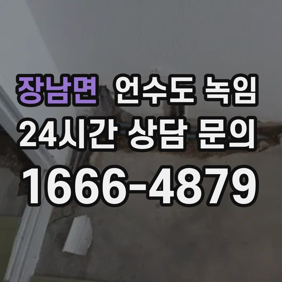 장남면 언수도 녹임