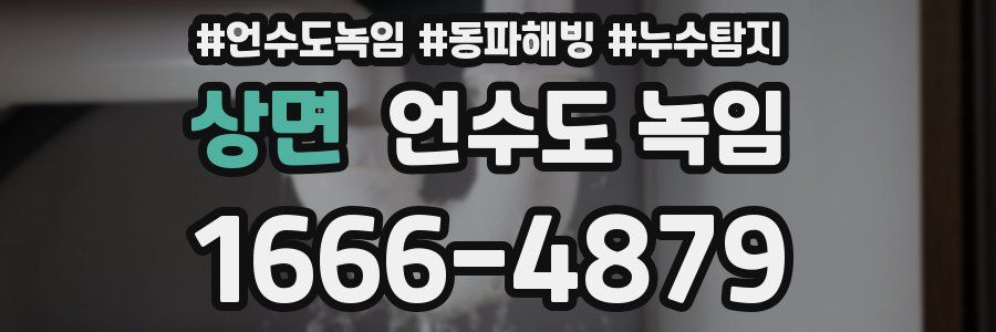 상면 언수도 녹임