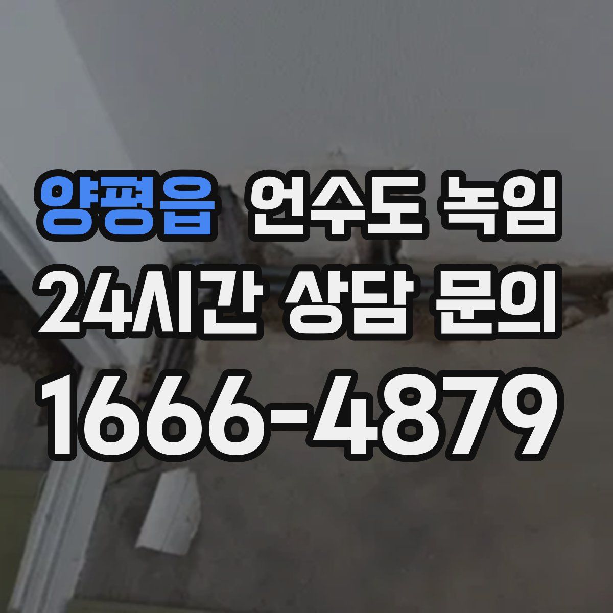 양평읍 언수도 녹임