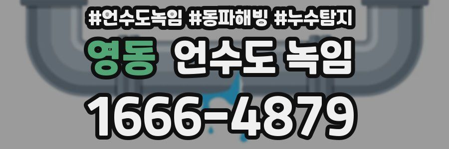 영동 언수도 녹임