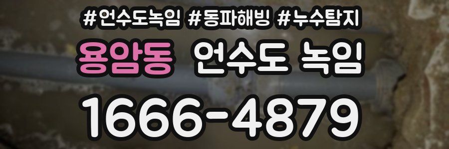 용암동 언수도 녹임