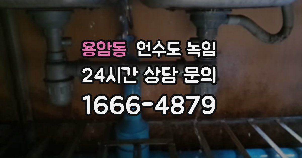 용암동 언수도 녹임