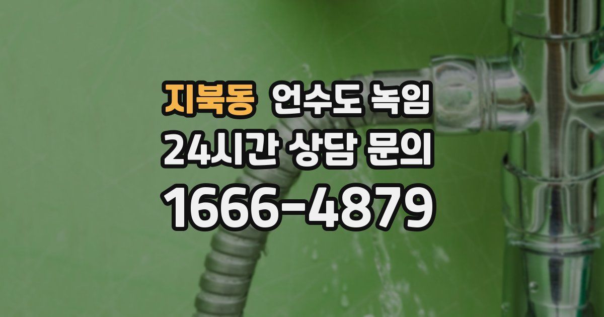 지북동 언수도 녹임