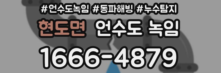 현도면 언수도 녹임