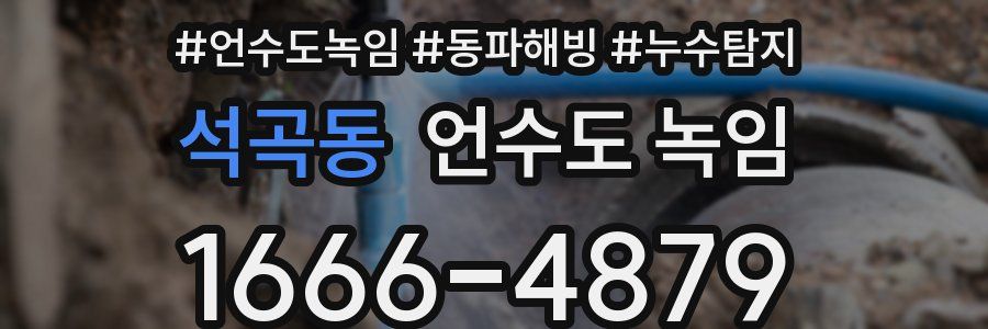 석곡동 언수도 녹임