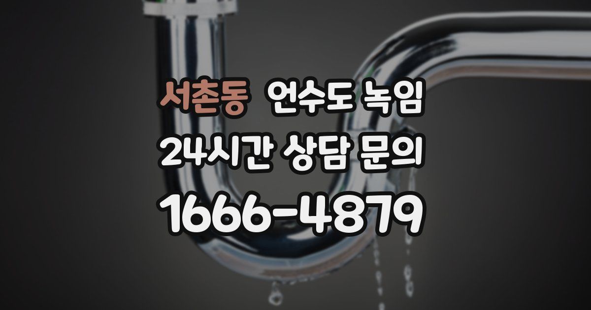 서촌동 언수도 녹임