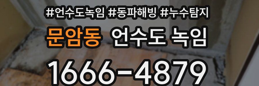 문암동 언수도 녹임