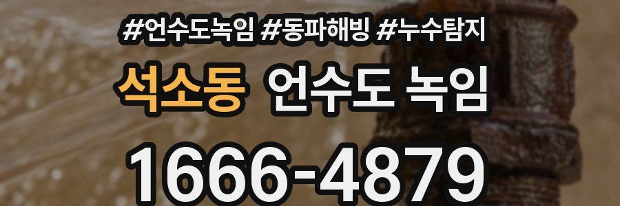 석소동 언수도 녹임