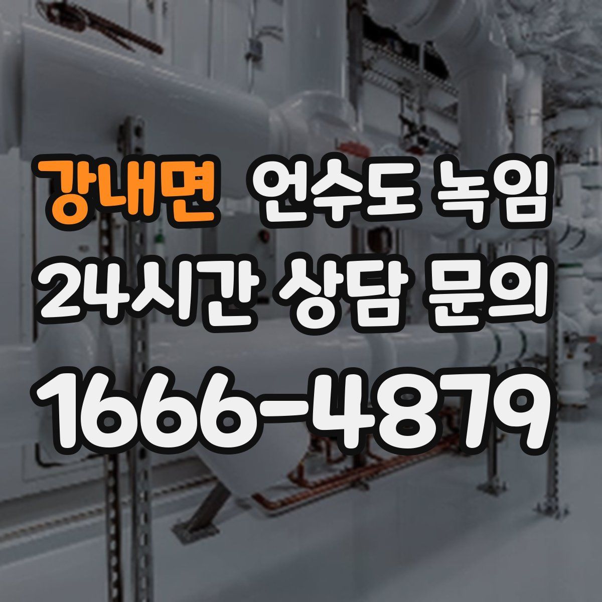 강내면 언수도 녹임