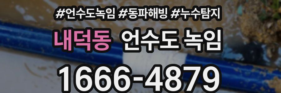내덕동 언수도 녹임
