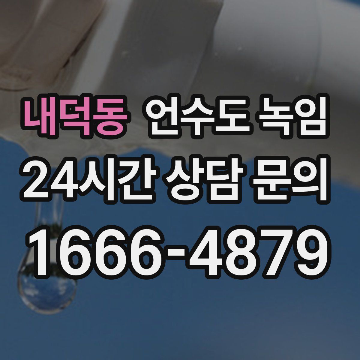 내덕동 언수도 녹임