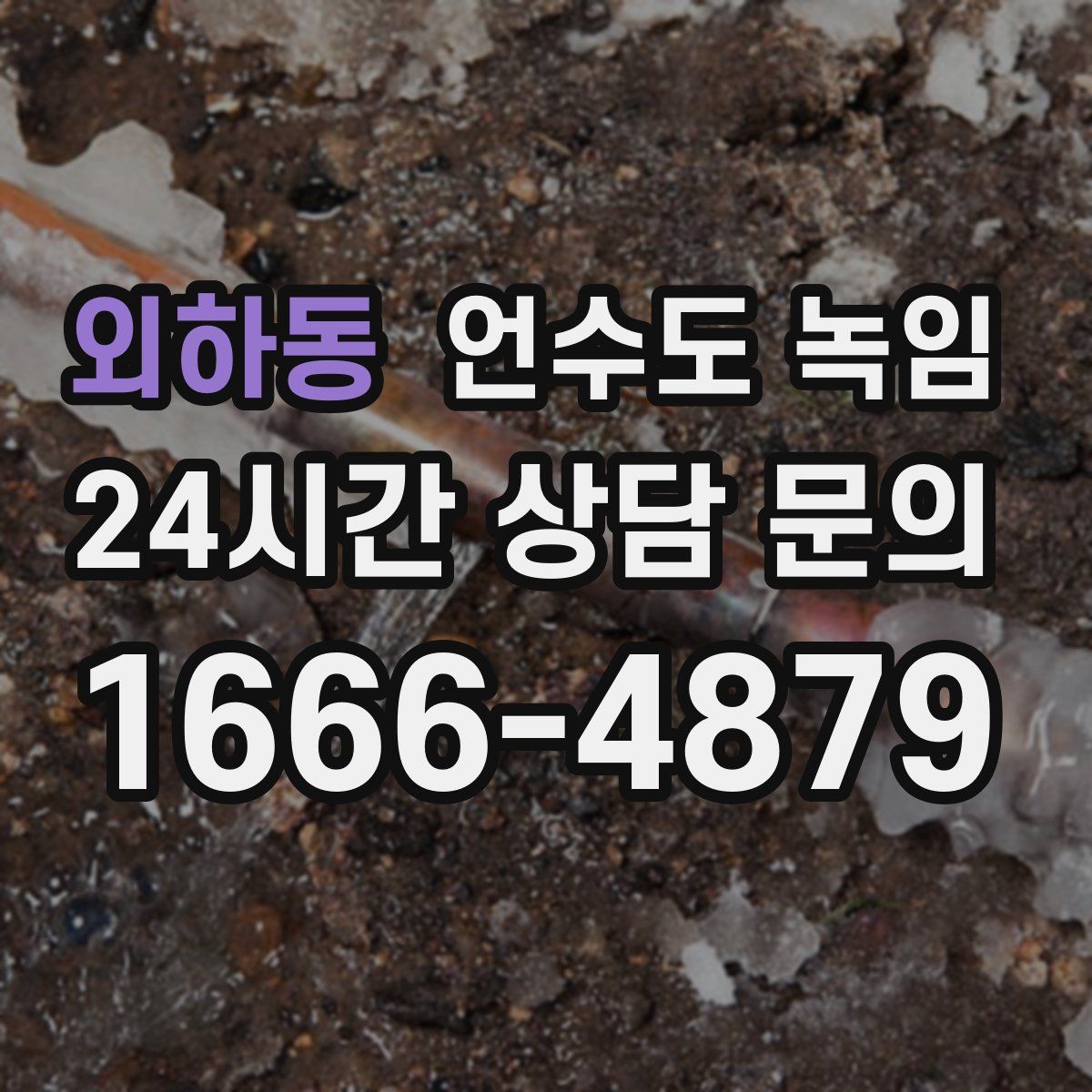 외하동 언수도 녹임