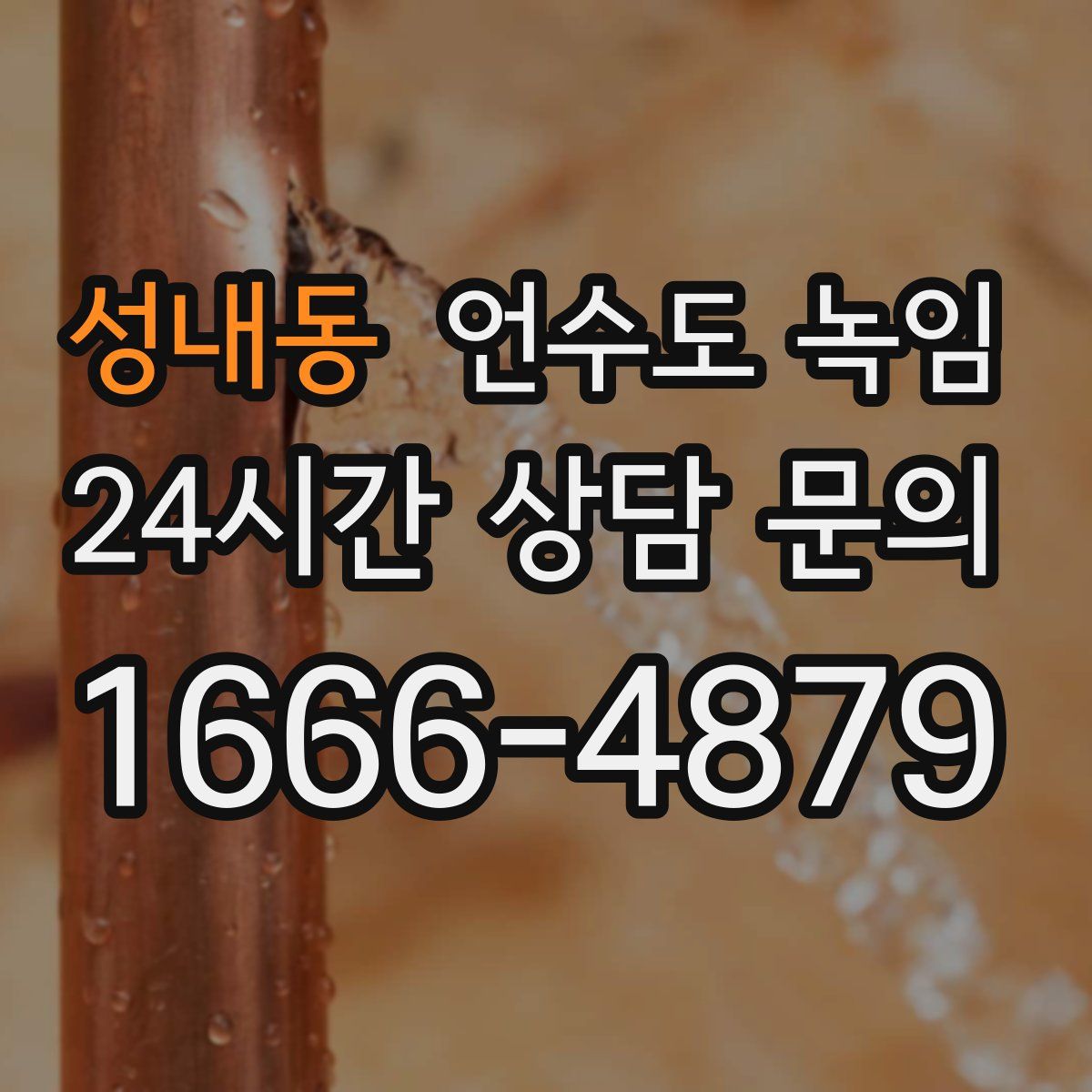 성내동 언수도 녹임