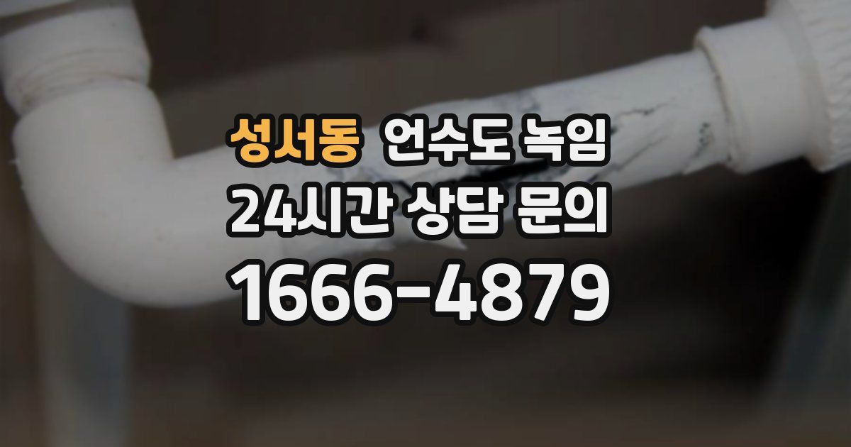 성서동 언수도 녹임