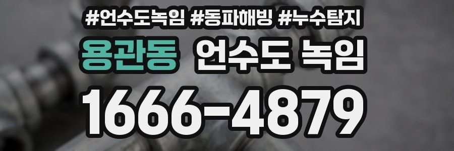 용관동 언수도 녹임