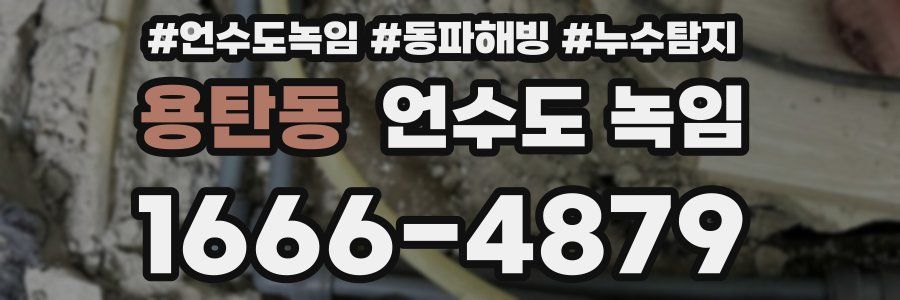 용탄동 언수도 녹임