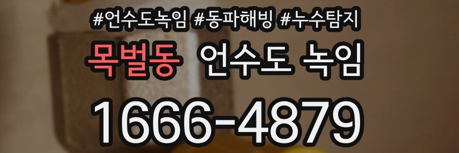 목벌동 언수도 녹임