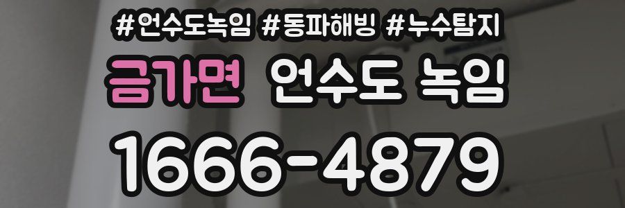 금가면 언수도 녹임