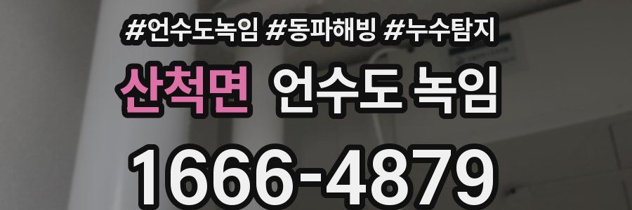 산척면 언수도 녹임