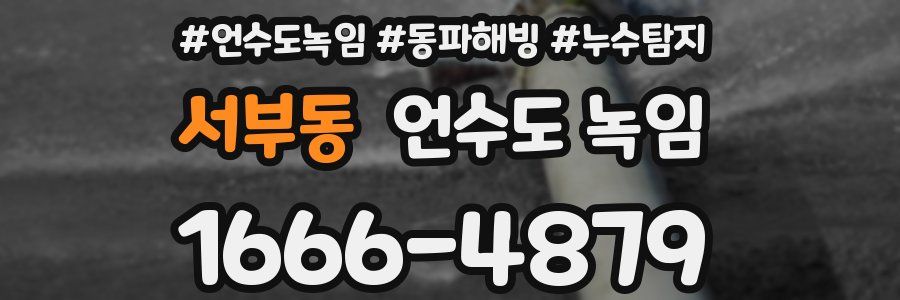 서부동 언수도 녹임