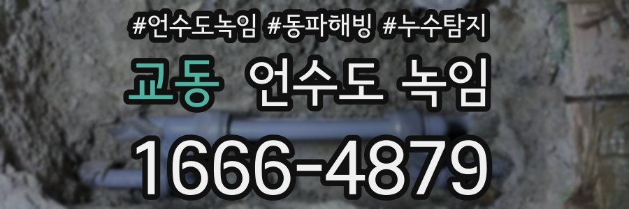 교동 언수도 녹임