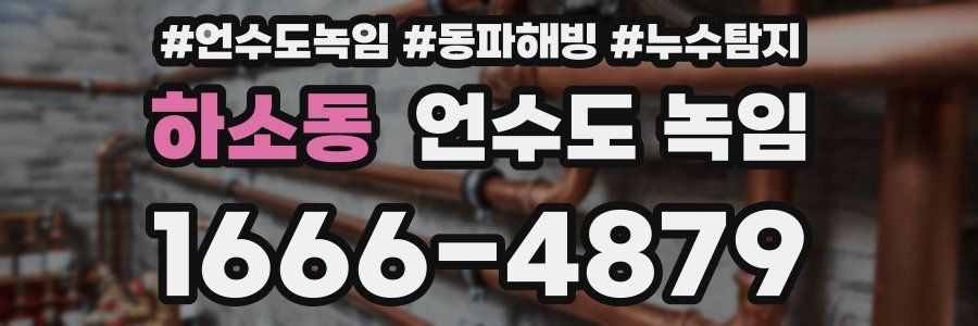 하소동 언수도 녹임