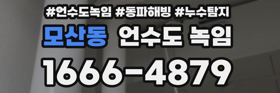 모산동 언수도 녹임