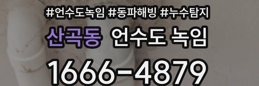 산곡동 언수도 녹임