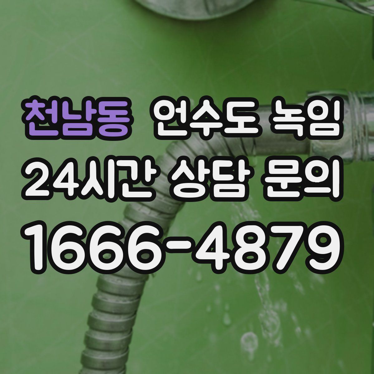 천남동 언수도 녹임