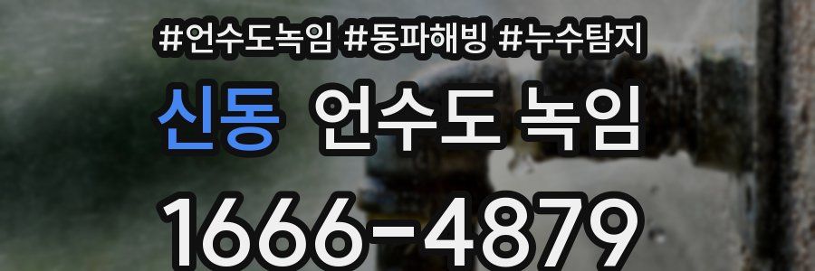 신동 언수도 녹임