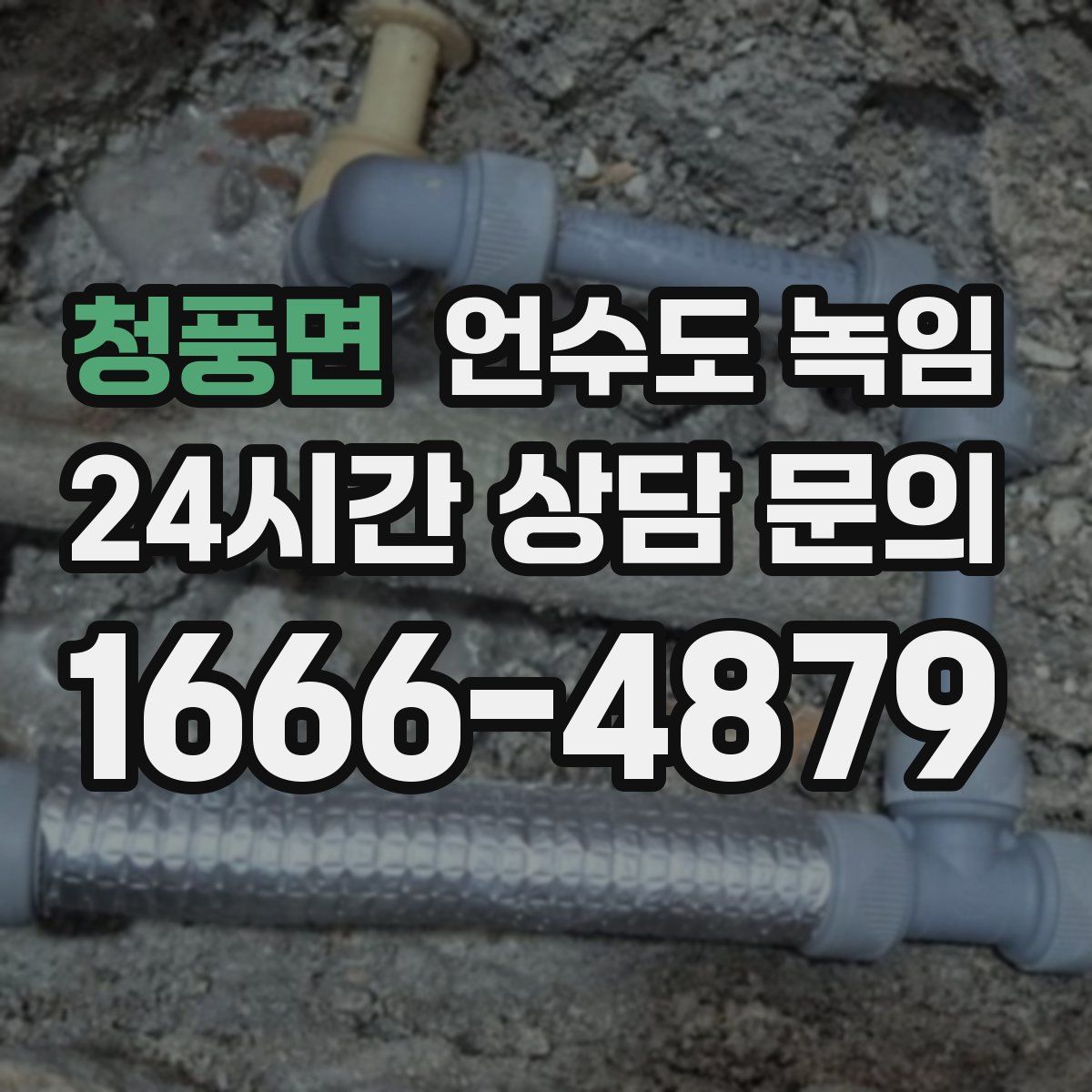 청풍면 언수도 녹임