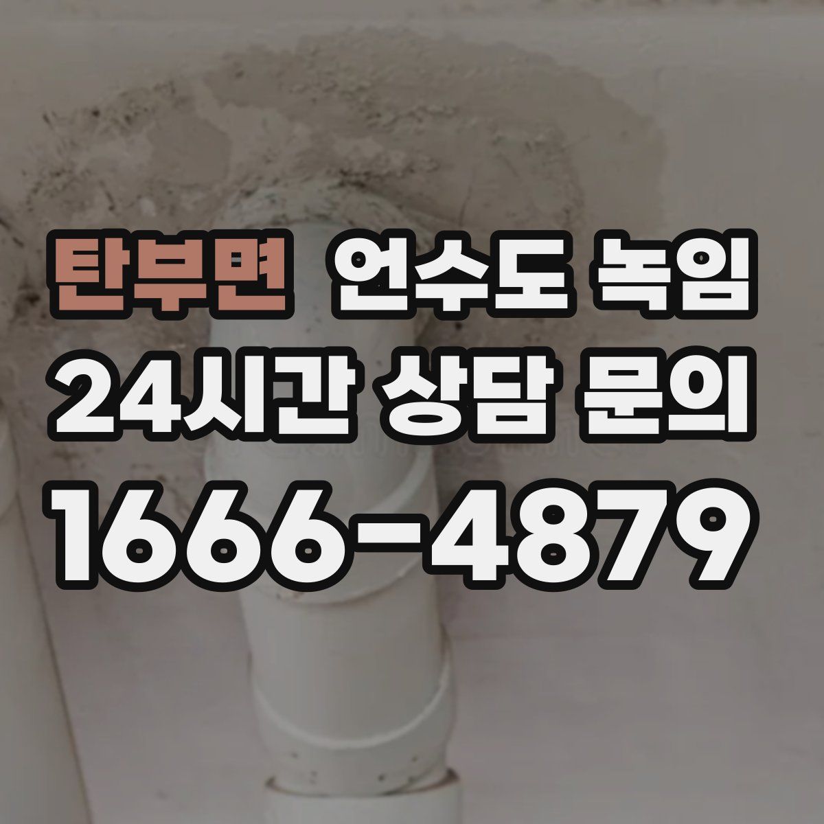 탄부면 언수도 녹임