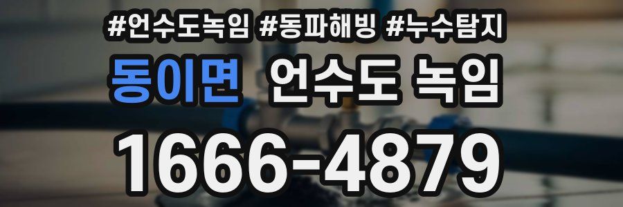 동이면 언수도 녹임