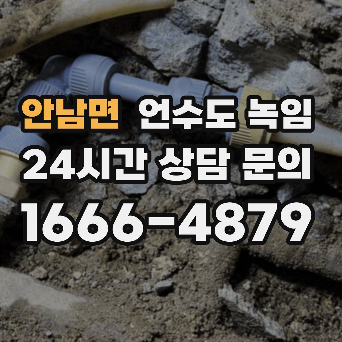 안남면 언수도 녹임