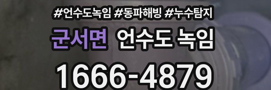 군서면 언수도 녹임