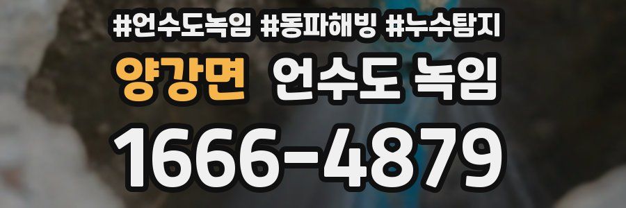 양강면 언수도 녹임