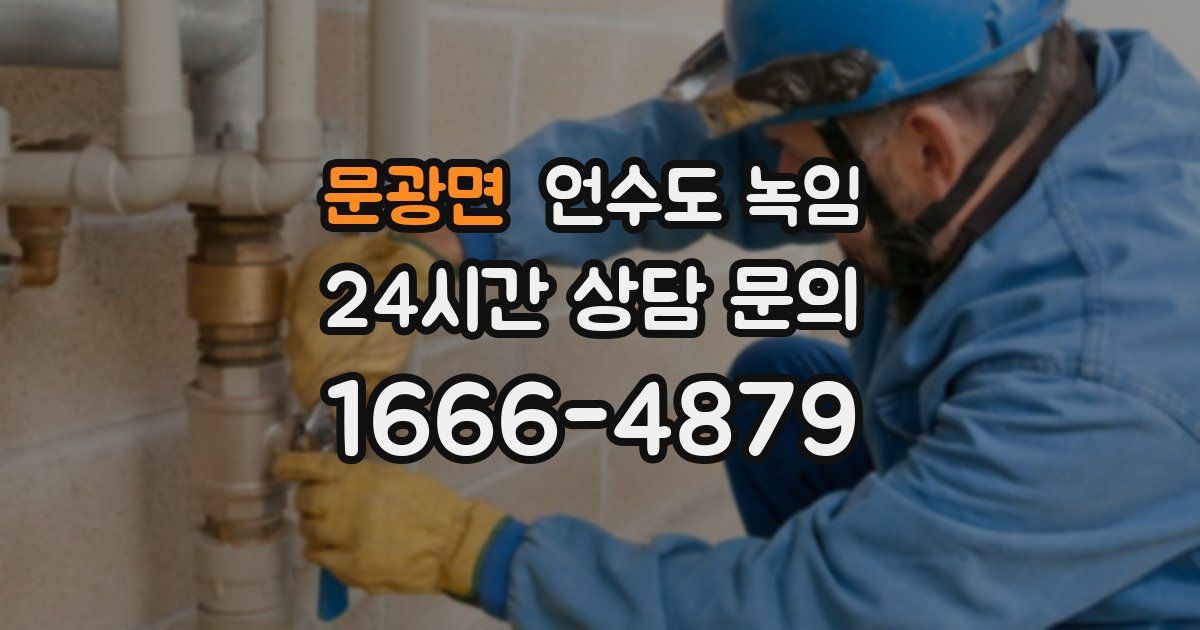 문광면 언수도 녹임