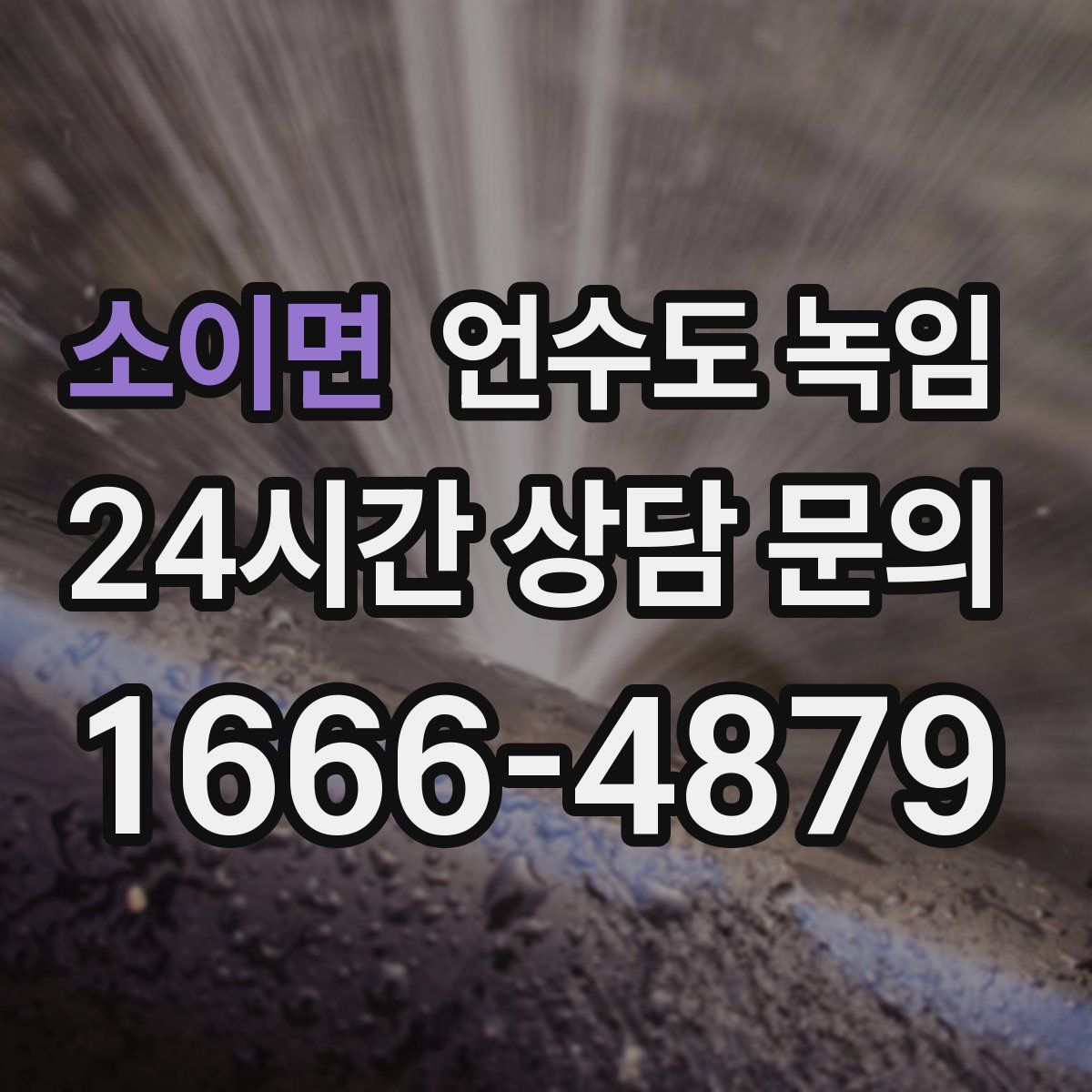 소이면 언수도 녹임