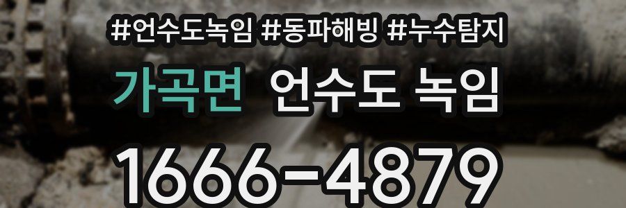 가곡면 언수도 녹임