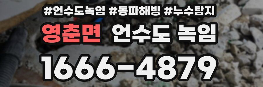 영춘면 언수도 녹임