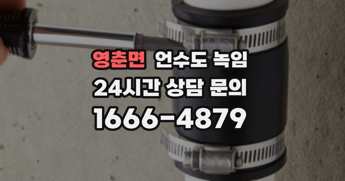 영춘면 언수도 녹임