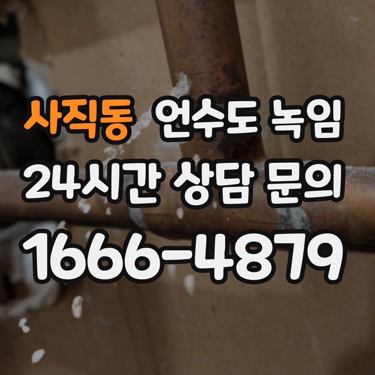 사직동 언수도 녹임