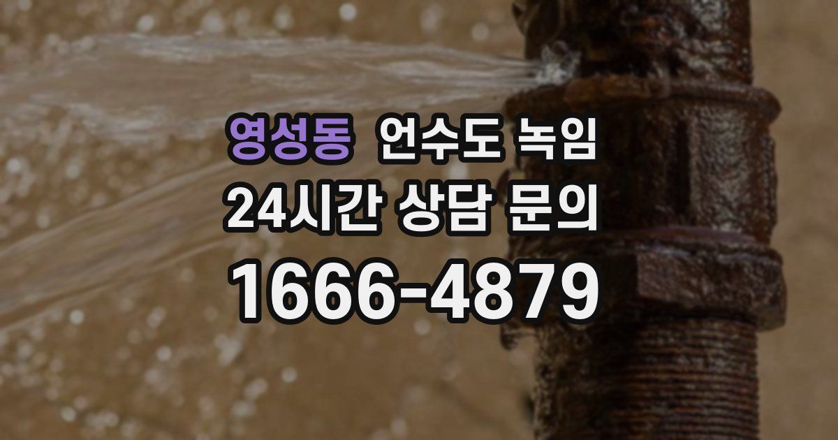 영성동 언수도 녹임