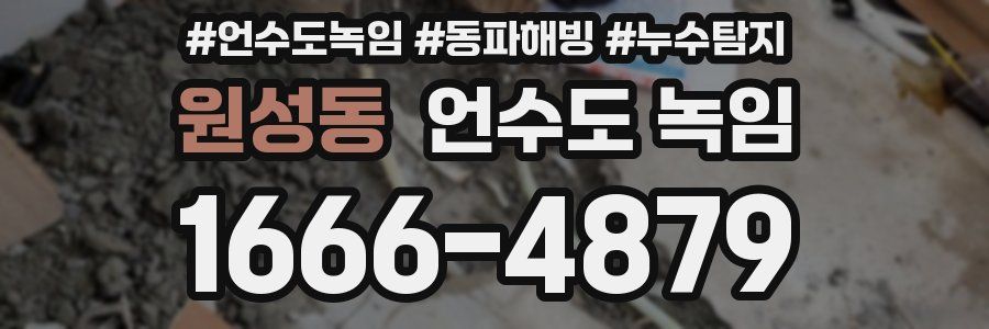 원성동 언수도 녹임