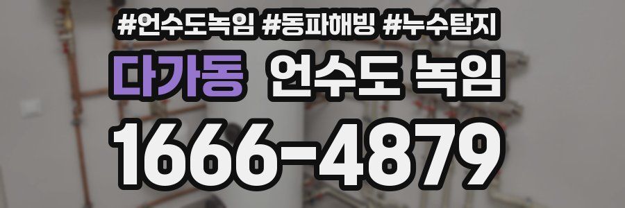 다가동 언수도 녹임