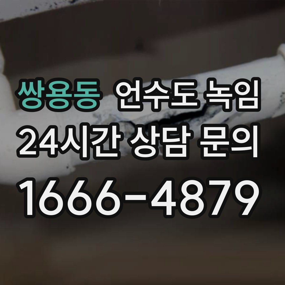 쌍용동 언수도 녹임 정수기 연결 라인이 얼었을 때 증상과 대처