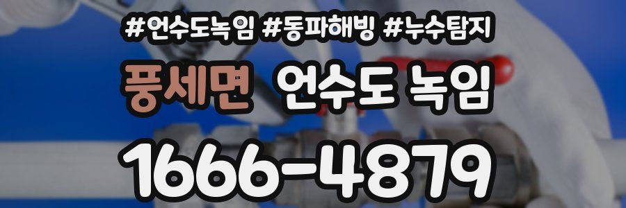 풍세면 언수도 녹임